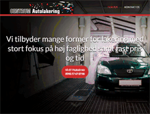 Tablet Screenshot of centrumautolakering.dk